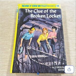 The Clue of the Broken Locket #11 by Carolyn Keene Nancy Drew hardcover book